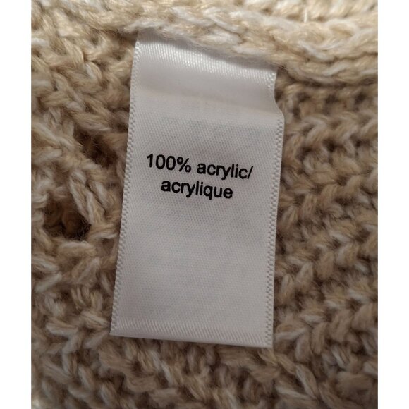 Maurices Open Front Lightweight Knit Cardigan Sweater With 3/4 Sleeves Beige Wom - Picture 6 of 8